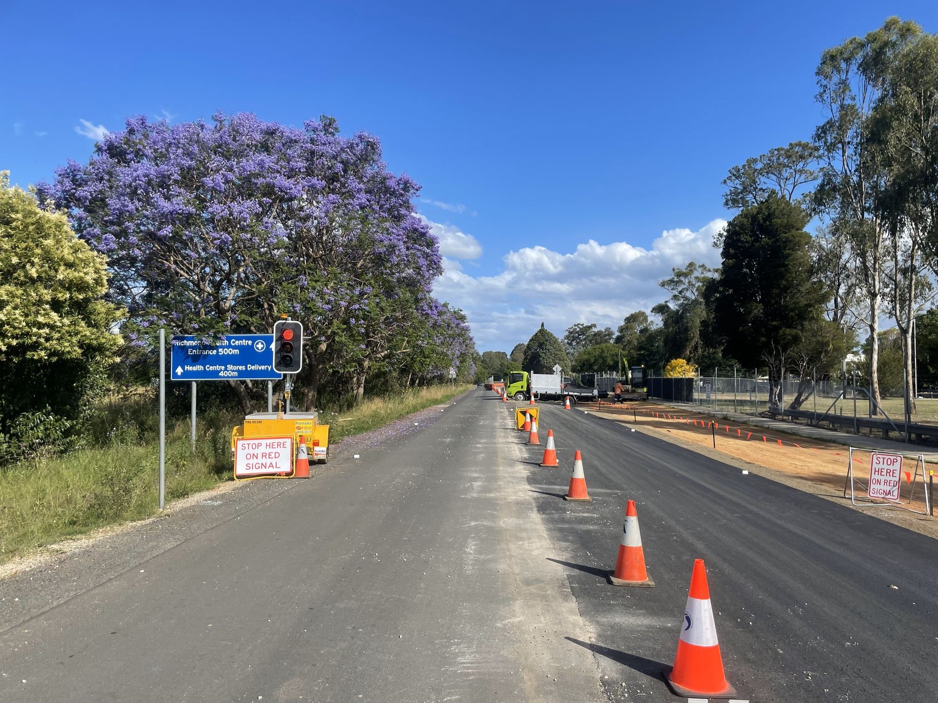 Richmond RAAF Roadworks NSW